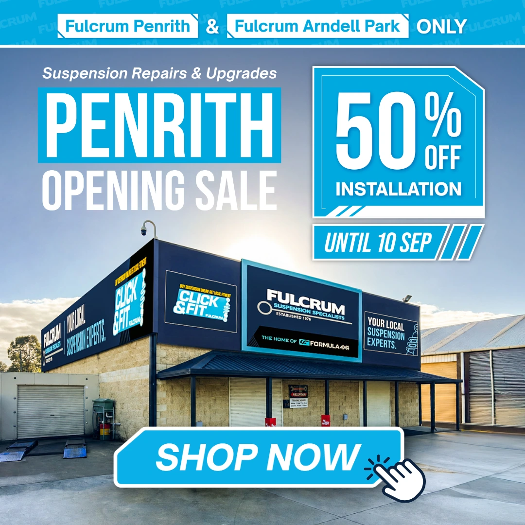 50% off installs at Fulcrum Penrith & Arndell Park