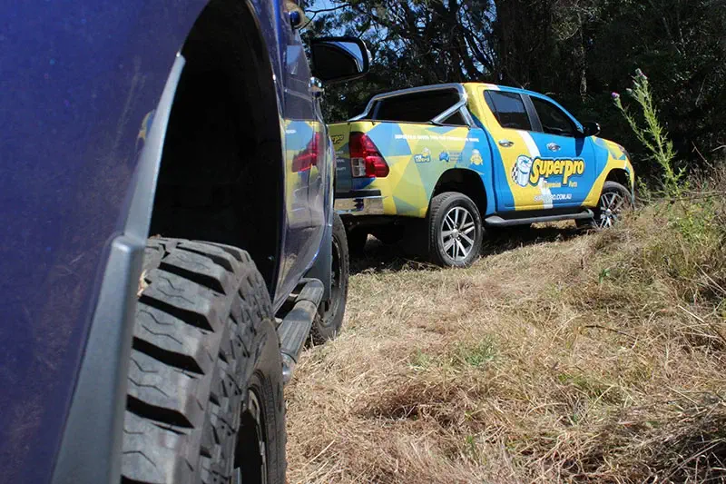 stopping below a hillclimb