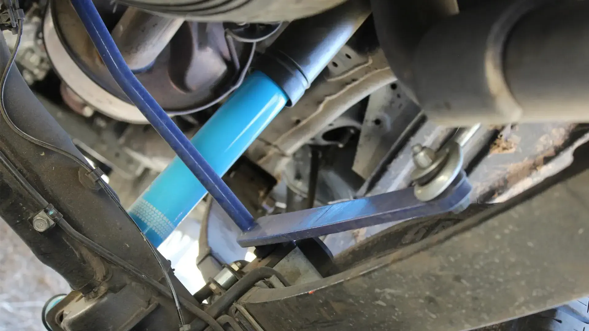 Fulcrum Suspensions Sells 4x4 Sway bar Upgrades SuperPro Sway bar fitted by Fulcrum