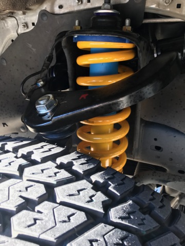 Bilstein 2 lift kit installed at Fulcrum Suspensions for Toyota Hilux