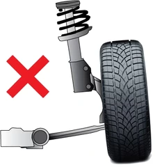 macpherson strut incorrect wishbone angle